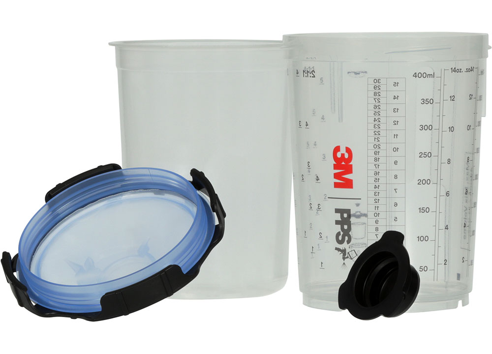 3M PPS 2.0 SPRAY CUP SYSTEM 
KIT, 26312, MIDI (13.5
OZ, 400 ML), 125 MICRON
FILTER, 1 KIT PER CASE