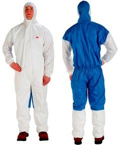 3M COVERALL 4535 2XL HOODED BREATHABLE BACK ANTI-STATIC