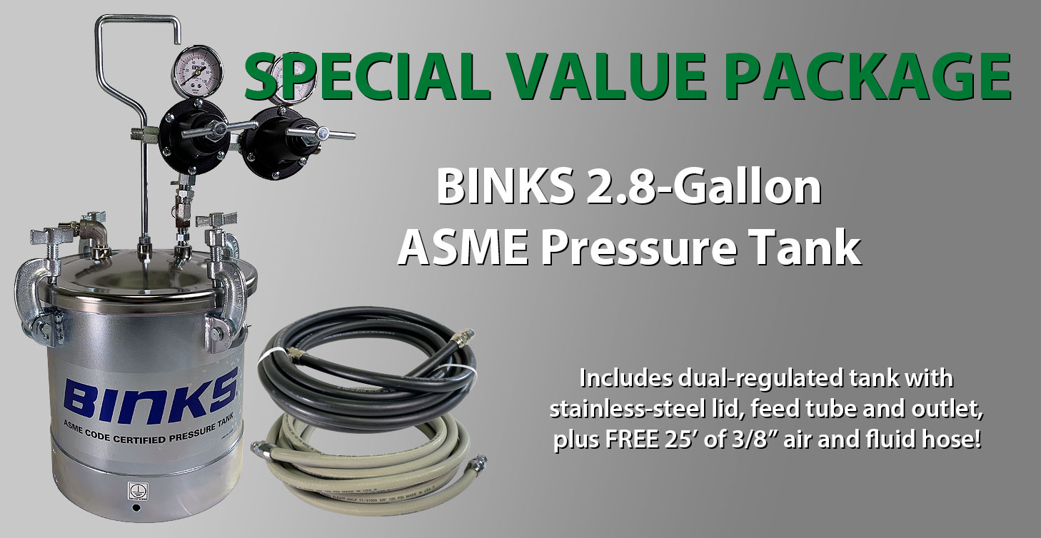 2.8-Gallon Pressure tank Package