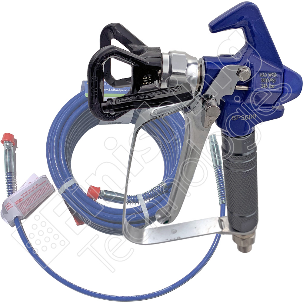 BEDFORD READY TO SPRAY KIT- BP3600 AIRLESS GUN w/50&#39; HOSE, 