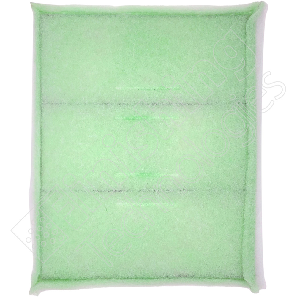 CTN(24) 20&quot; X 25&quot; X 1-1/2&quot;
SL-3A MERV 8 2-PLY FILTER,
GREEN/WHITE TACKIFIED