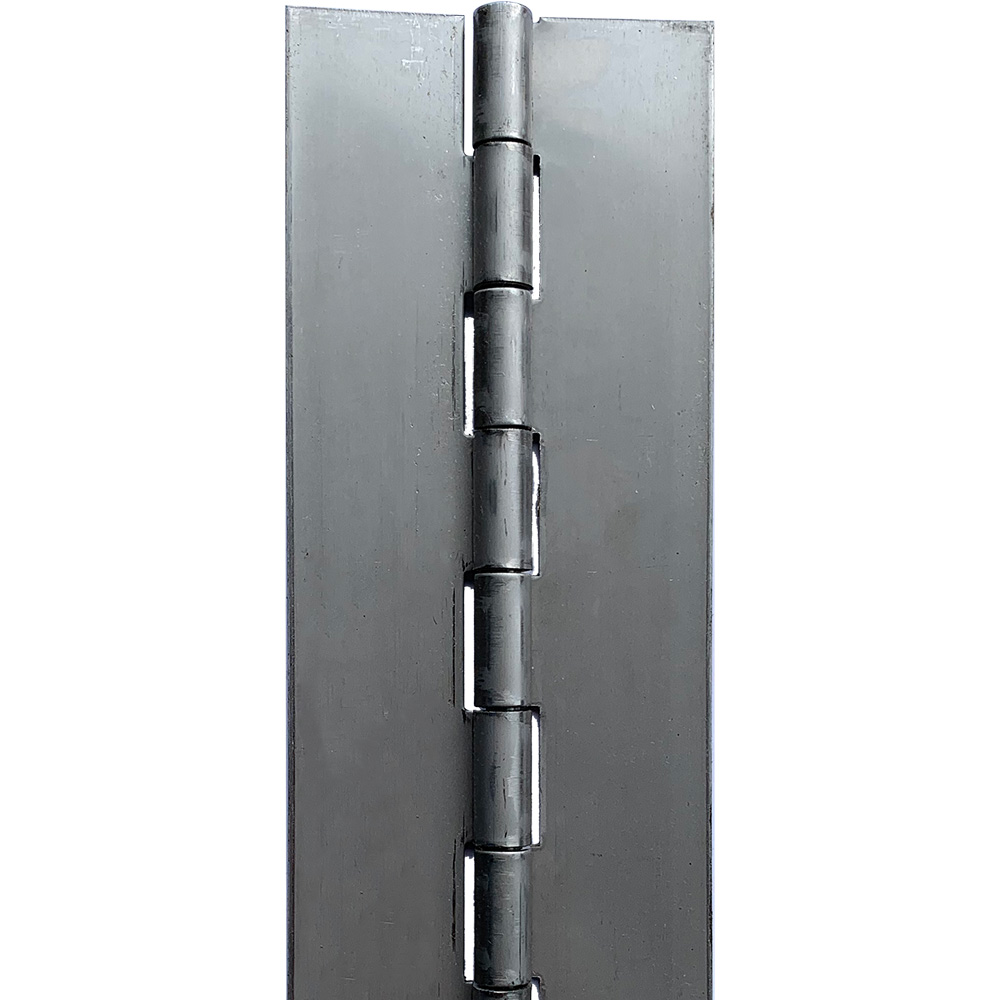 CONTINUOUS HINGE, STAINLESS, 
72&quot;L X 3&quot; OPEN WIDTH, 1/4&quot; 
PIN, .075 (14 GA) THICK
