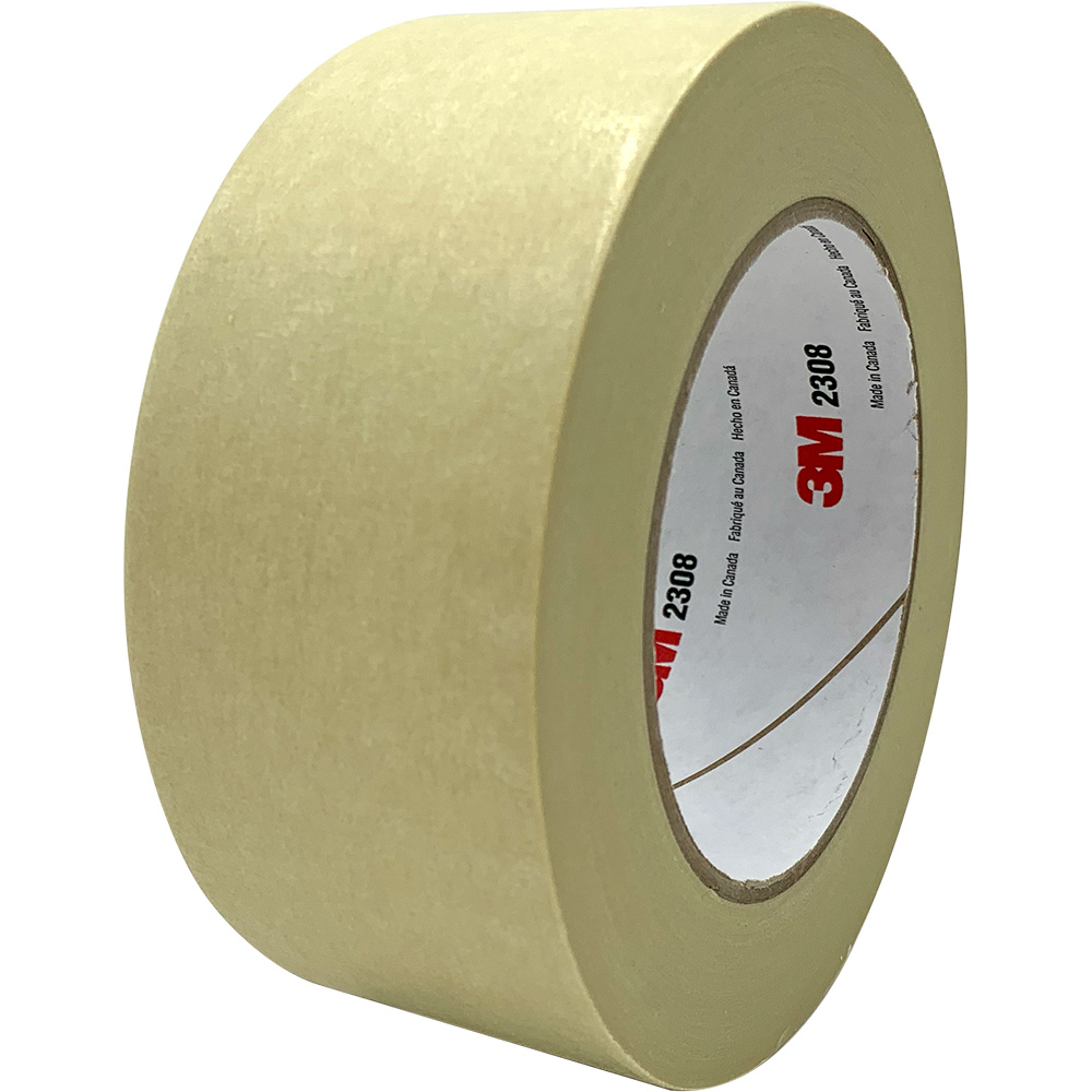 Product MMM230848MMX55M: 3M MASKING TAPE 2308 TAN, 48 MM X 55 M 5.3 MIL, 24 PER