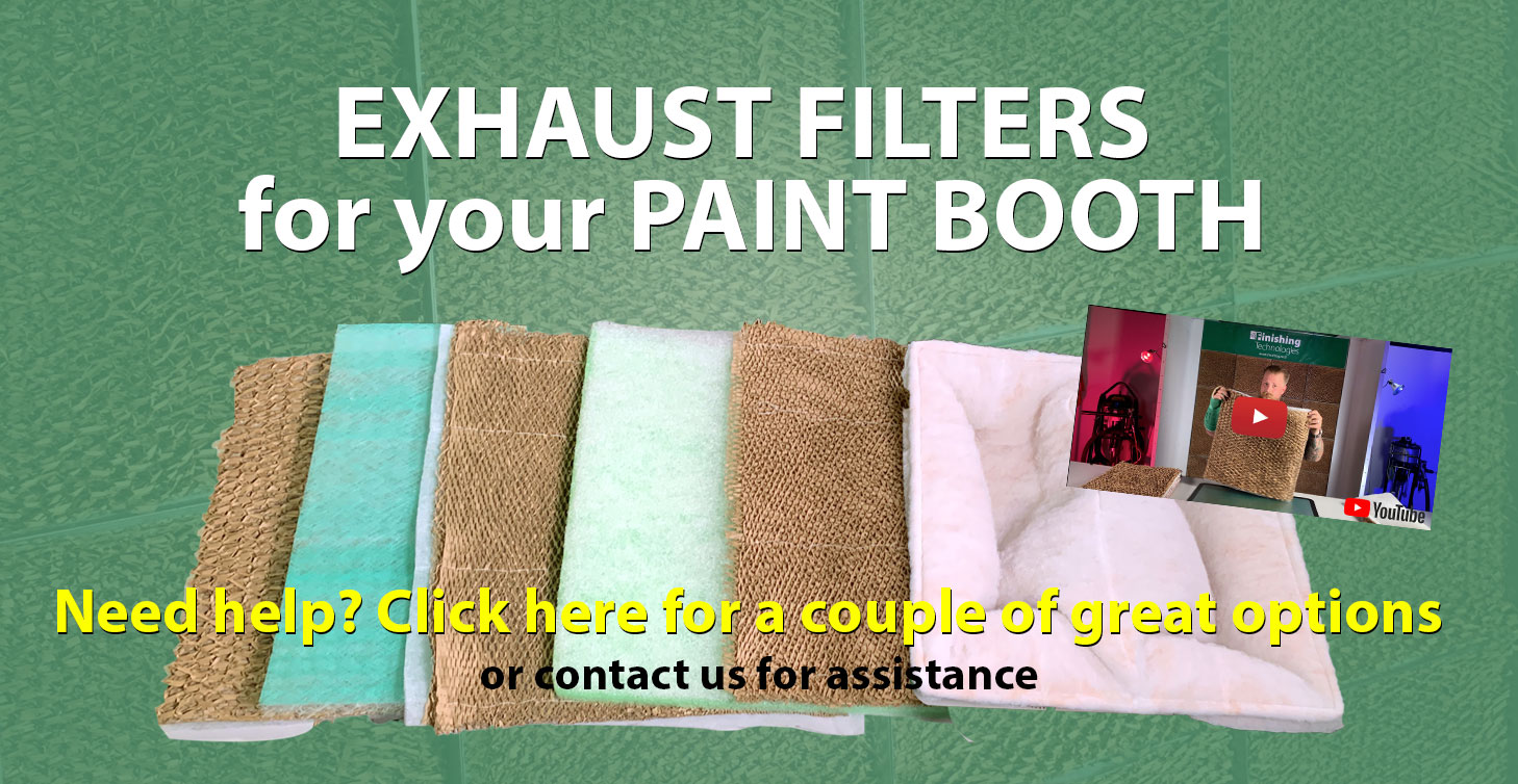 Exhaust Filters for your Paint Booth