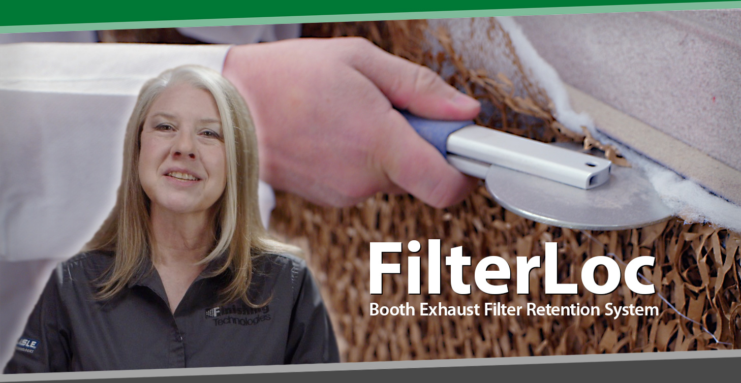 FilterLoc Booth Exhaust Filter-Retention System