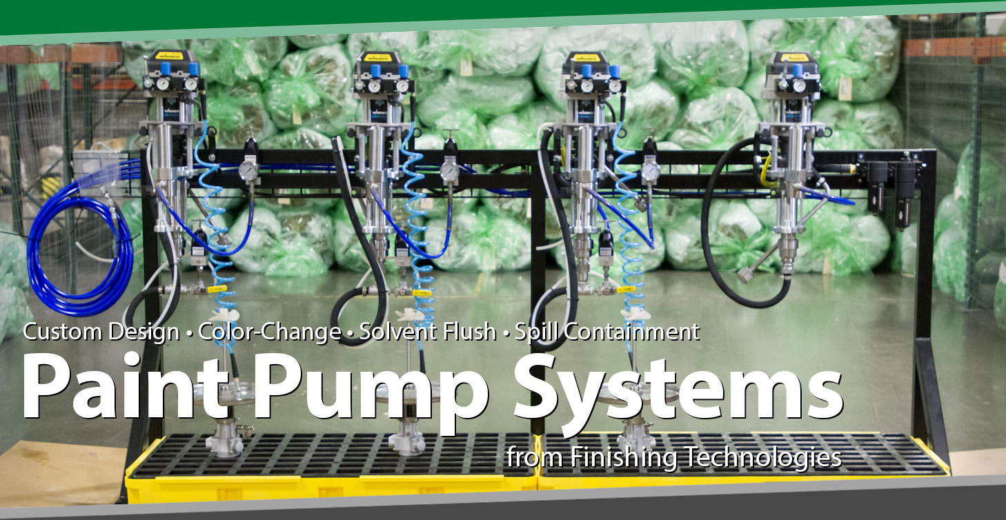 E Paint Pump Systems from Finishing Technologies