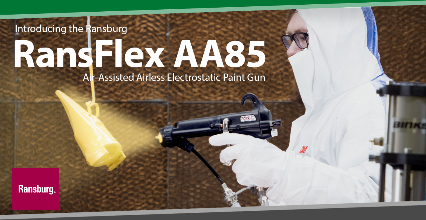 I Introducing the Ransburg Ransflex AA85 Air-Assisted Airless Electrostatic Spray Gun