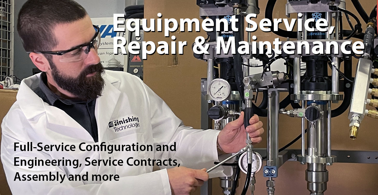 Equipment Service, repair and maintenance