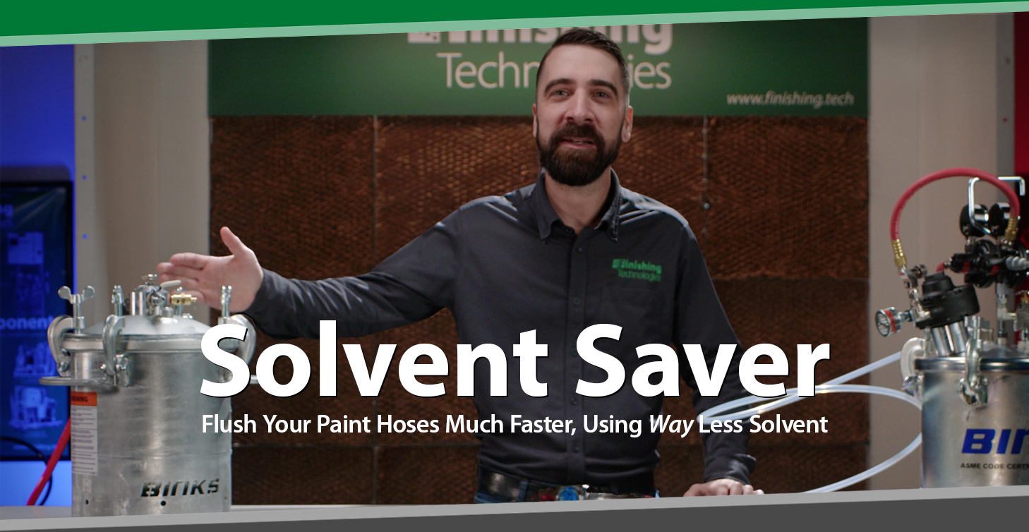 Save time/solvent/money: The Binks Solvent Saver